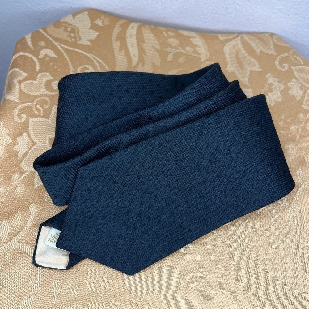 Vintage Connoisseur Collection Black Textured Tie Classic Style Event Wedding